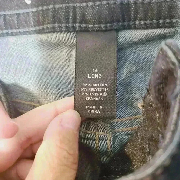 Jeans Sz 14 Long - Picture 5 of 12